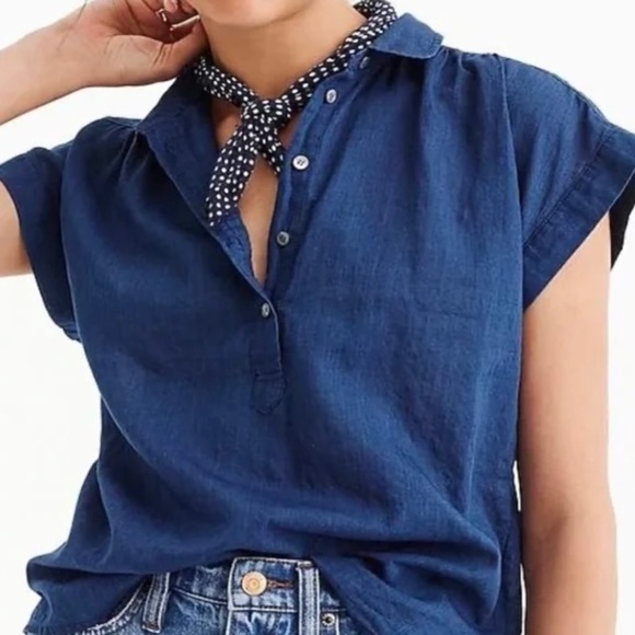 J. Crew Tops - J. Crew Denim size M top